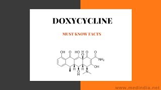 Doxycycline Antibacterial Drug Treats Pneumonia Cholera Syphilis and Pimples or Acne [upl. by Merrow]