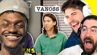 NEARLY 1 HOUR OF VANOSS CREW MEMES Reaction [upl. by Aracahs52]