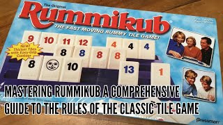 Mastering Rummikub A Comprehensive Guide to the Rules of the Classic Tile Game [upl. by Tryck334]