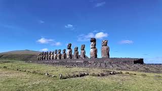 Tongariki Easter Island Chile [upl. by Lambart923]