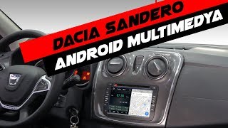 Dacia Sandero Android Multimedya Sistemi Montaj Uygulaması [upl. by Aramoiz]