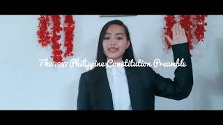 The 1987 Philippine Constitution Preamble [upl. by Inaffets]