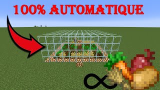 TUTO Comment faire une usine à blé 100 automatique l Minecraft 120  119  ❤️ [upl. by Britteny229]