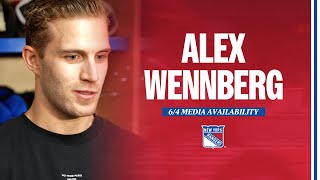 NYR 2024 Exit Day Alex Wennberg Media Availability  June 4 2024 [upl. by Mahoney]