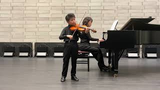 Akihito IkedaJunior B8years old Federigo Fiorillo Etude No28 [upl. by Kcirddahc]