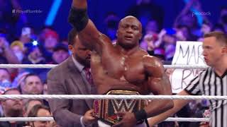 Paul Heyman JOINS Roman Reigns BETRAYS Brock Lesnar  Bobby Lashley WINS  WWE Royal Rumble 2022 [upl. by Petronella]