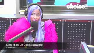 Nicki Minaj On Choice FM Breakfast With Kojo  choicefmcom Part 1 [upl. by Tiffanle]