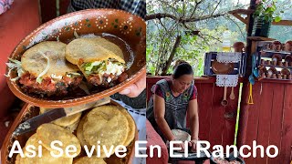 Como Hacer Gorditas De Chicharrón Prensado Asi Se vive En El Rancho [upl. by Dnomad]