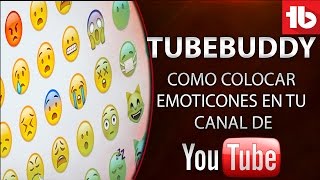 Como usarcolocar los emoticones de youtube [upl. by Halludba]