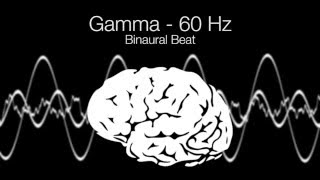 Genius Gamma Binaural Beat  60Hz 1h Pure [upl. by Rennie]