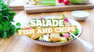 Salade façon Fish and Chips recette rapido [upl. by Adest172]