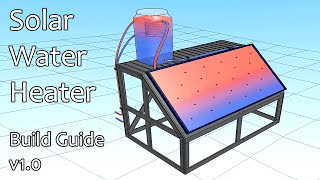 How The 50 Solar Water Heater Works And How To Build It [upl. by Dymoke]