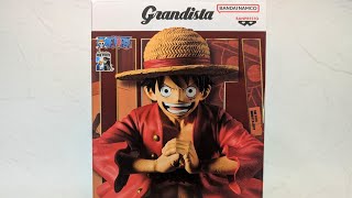 ONE PIECE Figure Grandista MONKEYDLUFFY  ワンピース フィギュア モンキー・D・ルフィ [upl. by Shermie]