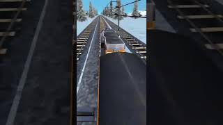 Indian orange train was speeding and hit another train gaming traingame railway [upl. by Etteval]