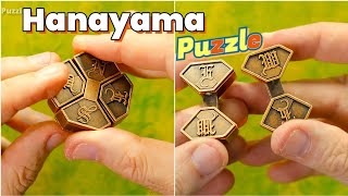 Easiest Metal Puzzle Hanayama Huzzle Solution 2024 [upl. by Asilehc]