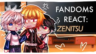 ★ ꔛ ꒰ FANDOMS REACT SEASON 2 ⋮ ZENITSU ╰╮26 ♡ ੭ [upl. by Anhavas655]