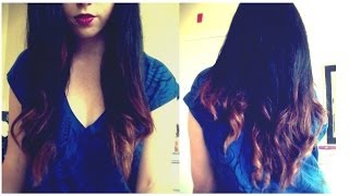 DIY OMBRE Dye Dark Hair at Home [upl. by Jaffe]