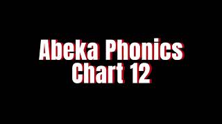 Abeka Phonics Chart 12 [upl. by Burnside103]