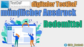 Digitaler TestDaF Redemittel für MA [upl. by Cherlyn]