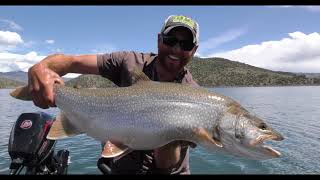 Lake Trout Fishing Jigging for Giants [upl. by Ahsikam]