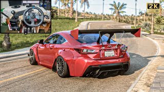 Lexus RC F  Forza Horizon 5  Logitech G29  Moza HGP Shifter Gameplay [upl. by Yla396]