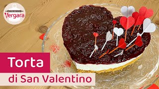 Torta di San Valentino ♥️ senza cottura [upl. by Marr275]