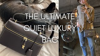 BETTER THAN HERMES LORO PIANA EXTRA BAG L27 first impressions amp review  whats in my bag [upl. by Hertha]