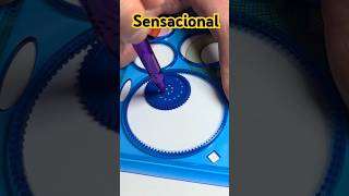 Fiquei de boca aberta 😱spirograph satysfying arte fyp usa shorts [upl. by Lightman]