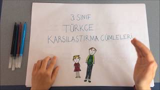 KARŞILAŞTIRMA CÜMLELERİ 3 SINIF [upl. by Aryt]