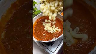 Red sauce pasta jhatpat bnaye ekdm restaurant style me youtubeshorts shorts [upl. by Galer751]