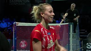 Match point  Denmark Mia Blichfeldt vs Netherlands Gayle Mahulette  SF highlight  EMTC 2019 [upl. by Coop]