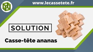 Solution CasseTête en Bois Ananas [upl. by Romine224]