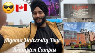 Algoma University Tour Brampton Campus International Students 🇨🇦 [upl. by Yltsew]