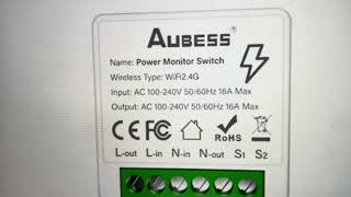 Hard Reset Aubess Tuya 16A Smart Switch [upl. by Suillenroc]