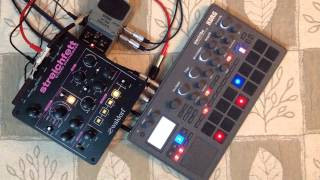 Korg Electribe 2 amp Waldorf Streichfett demo from Warstat 3 o [upl. by Iiette]