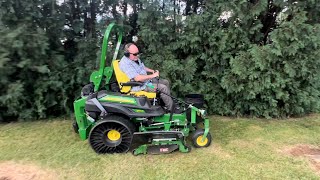 32 Dads New John Deere Zero Turn Z970R [upl. by Karie]