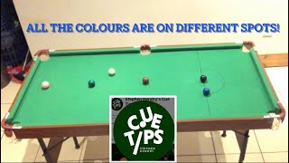 Snooker Cue Tips Challenges Stephen Hendry Mini Table snooker video [upl. by Atiuqram723]