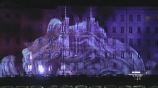 WATCH French city of Lyon prepares to be dazzled by the annual Fête des Lumières [upl. by Macur386]