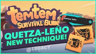 TEMTEM QUETZALEÑO NEW FIRE TECHNIQUE  Quest Guide Tucma Firewood and More [upl. by Gnen617]