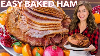 Baked Ham with Brown Sugar Apricot Honey Glaze [upl. by Hairabez265]