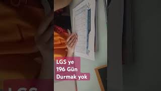 LGS ye 196 Gün Haftalık Program Hazır lgsdurmakyok ders [upl. by Callista]