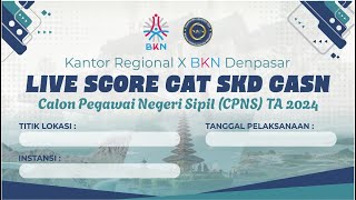 2 NOVEMBER 2024 LIVE SCORE SKD CPNS 2024 TILOK MANDIRI TTU [upl. by Akinnor]