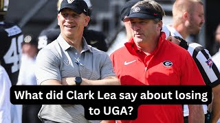 Clark Leas postgame comments after losing to UGA [upl. by Minta]