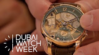 2023 Dubai Watch Week  Moritz Grossmann Watches [upl. by Nwonknu]