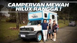 SUAMI ISTRI KELILING INDONESIA PAKAI CAMPERVAN HILUX RANGGA [upl. by Surad]