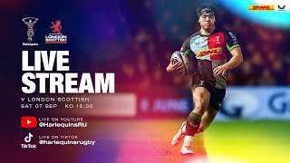 Live PreSeason Rugby Harlequins v London Scottish [upl. by Ecirtnahc]