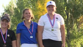 State A golf Polsons Hunter Emerson Frenchtowns Katie Lewis take home titles [upl. by Oninrutas]