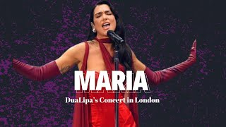 Maria song by Dua Lipa at her London concert [upl. by Ahsilac879]