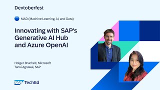 🔵 Innovating with SAPs Generative AI Hub and Azure OpenAI​ [upl. by Dougall]