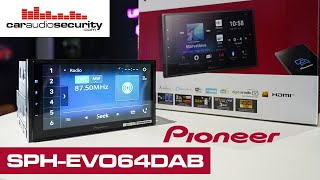 Pioneer SPHEVO64DAB CarPlay amp Android Auto 2DIN Headunit  Car Audio amp Security [upl. by Rochester778]